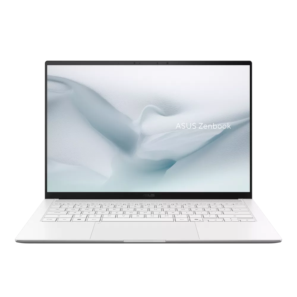 ASUS Zenbook S14 UX5406AA-SU532W Scandinavian White, straight front view