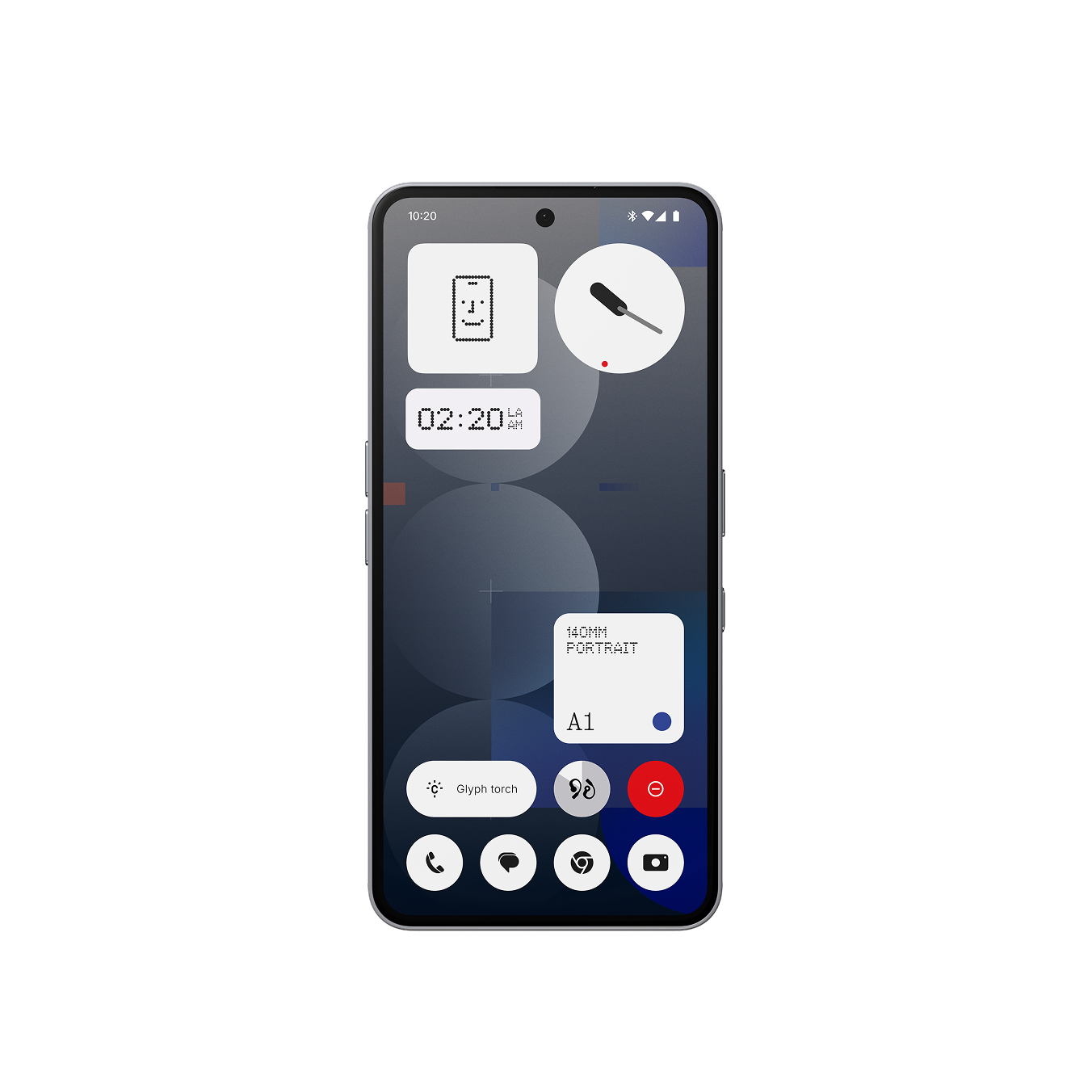 Nothing Phone (3a) Pro Grey — front view