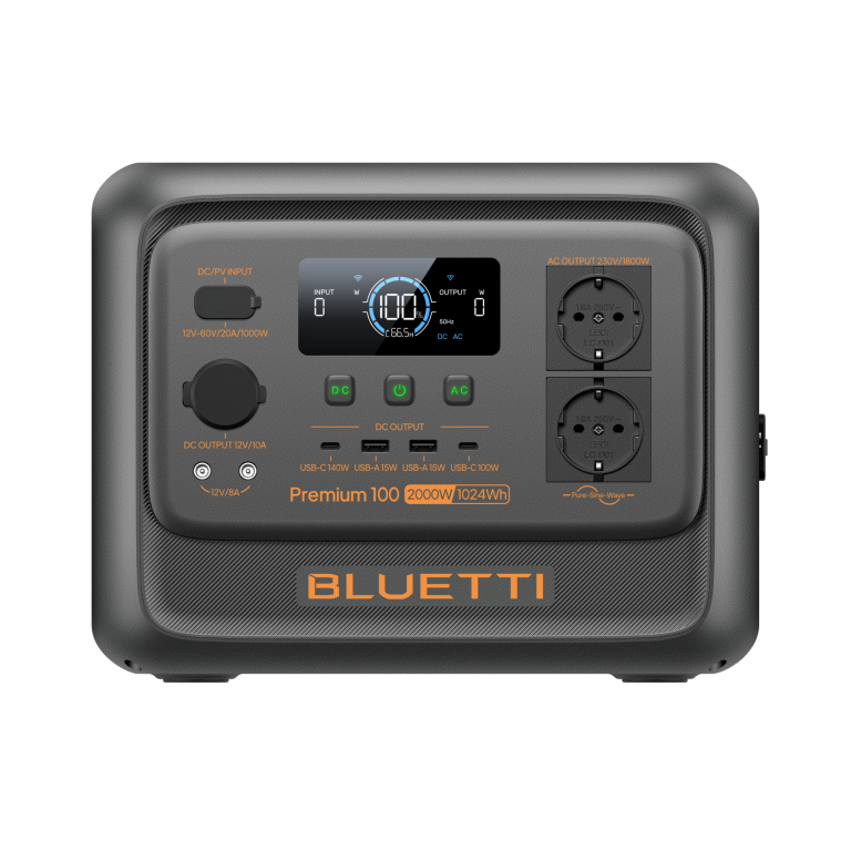 BLUETTI Premium 100 V2 EU, straight front view