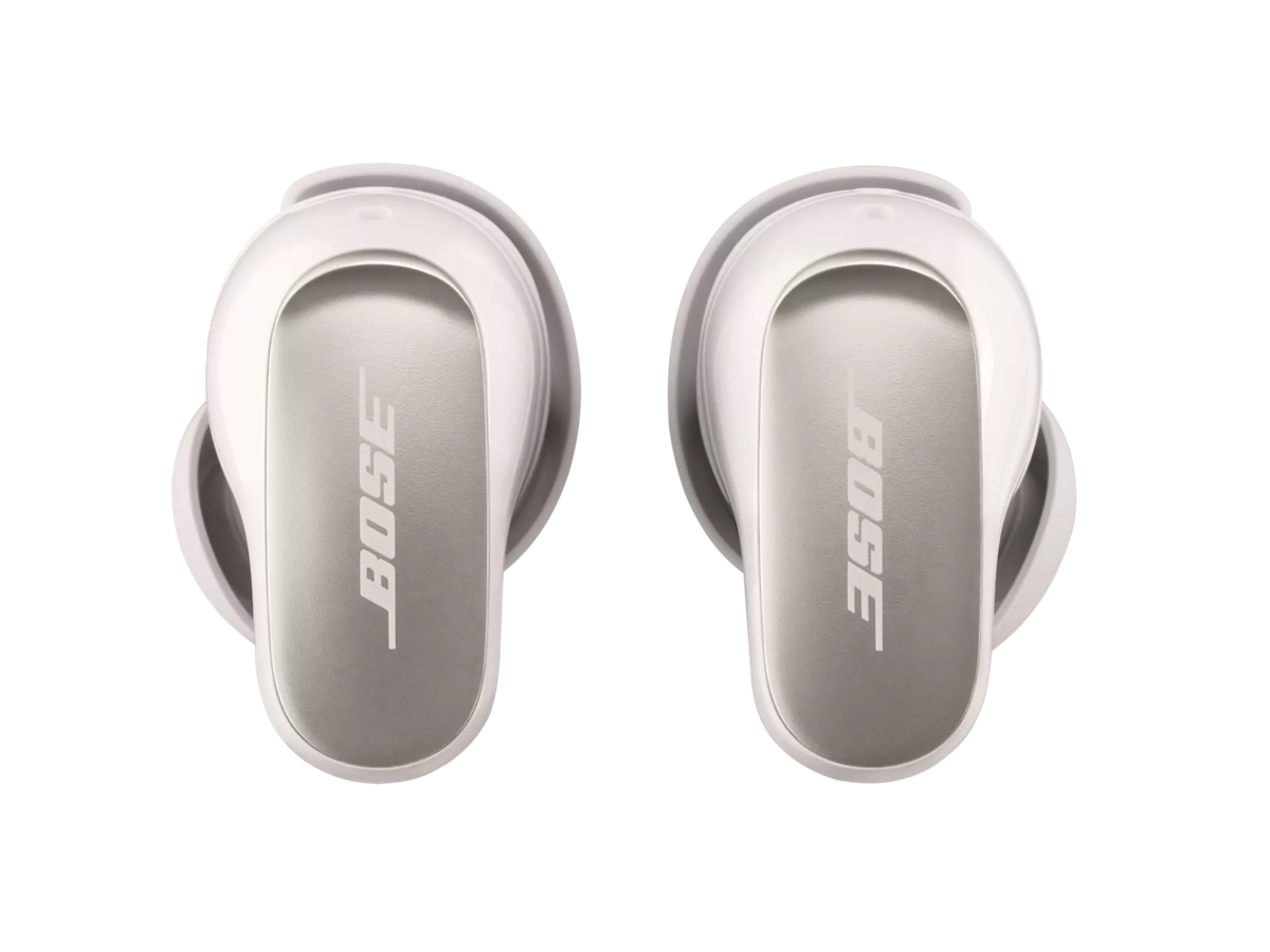 Bose QuietComfort Ultra Earbuds White Smoke earbud detail
