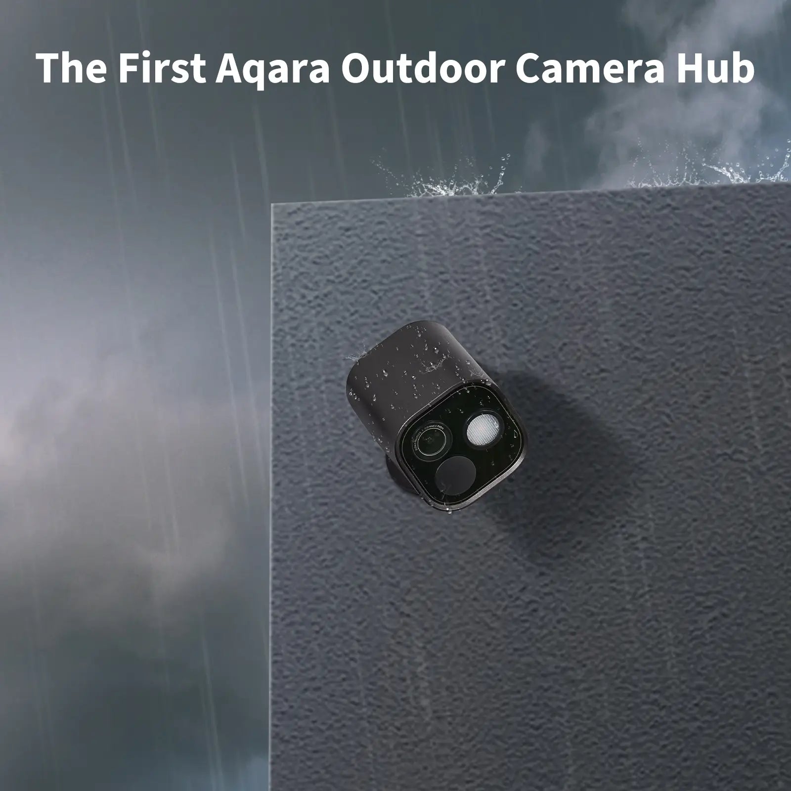 Aqara Camera Hub G5 Pro Wi-Fi (Gray) — Outdoor weather protection illustration