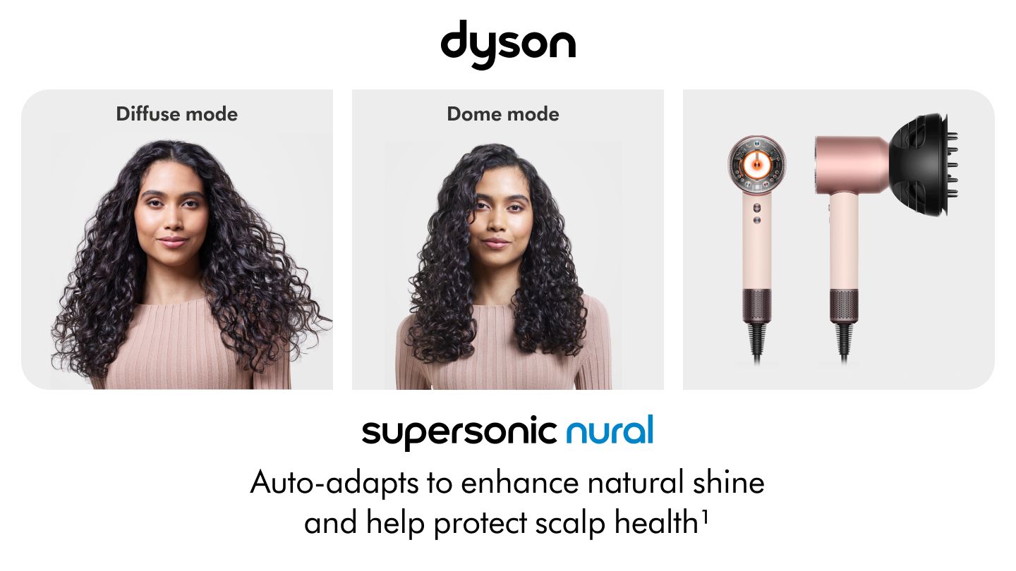 Dyson Supersonic Nural Ceramic Pink, Nural sensor close-up
