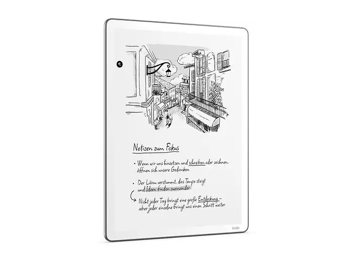 Amazon Kindle Scribe 2026 32GB Graphite - opposite angled view