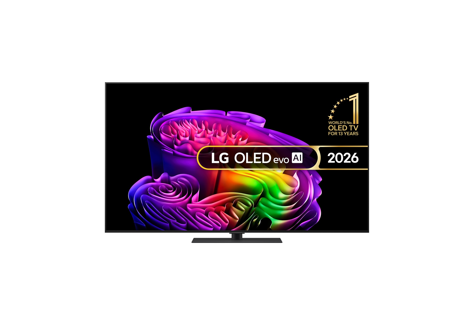 LG OLED evo G6 65-inch — телевизор целиком, вид спереди