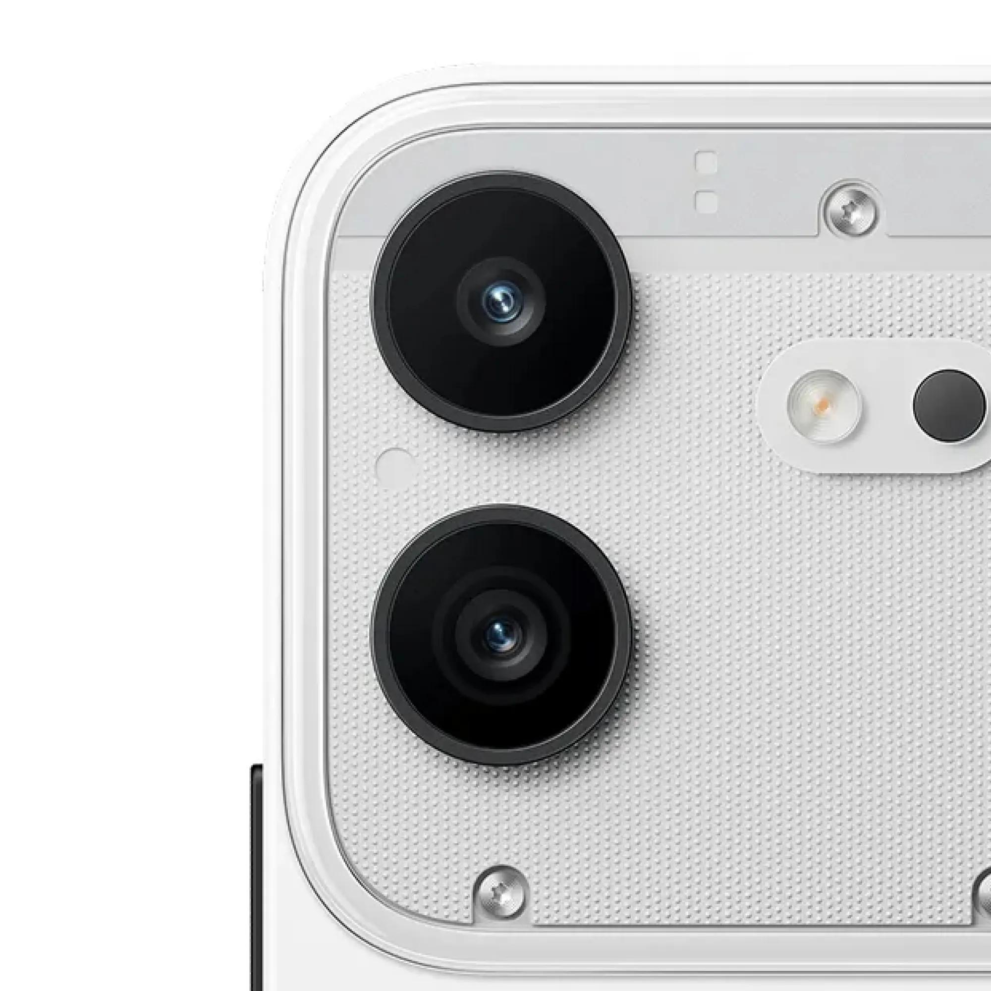 Nothing Phone (4b) 8GB/128GB (White, EU), rear camera lens close-up
