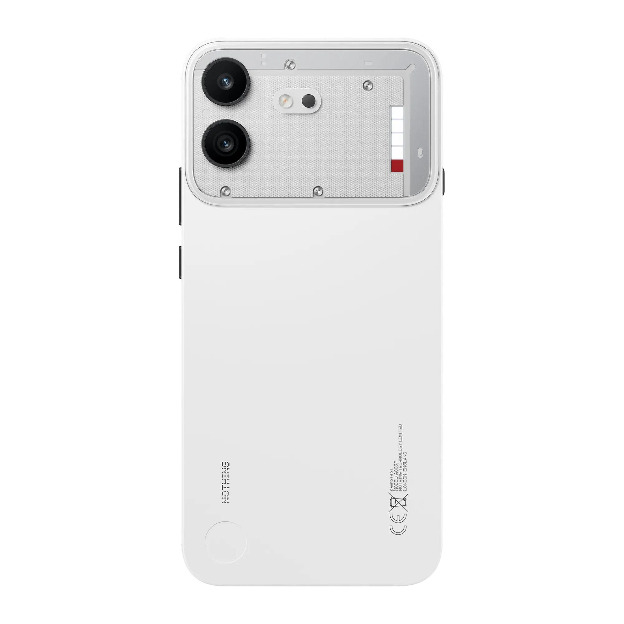 Nothing Phone (4b) 8GB/128GB (White, EU), rear packshot