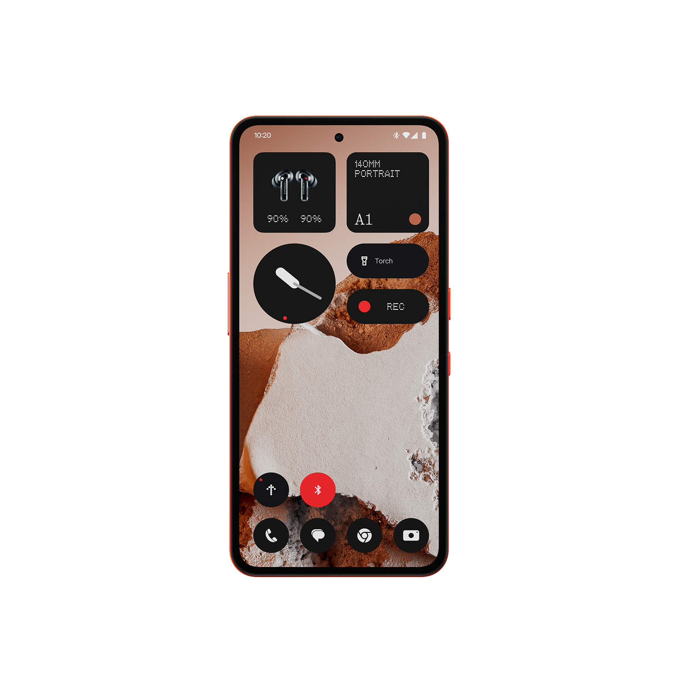CMF Phone 2 Pro 8GB/256GB 5G Smartphone (Orange) — Front display view