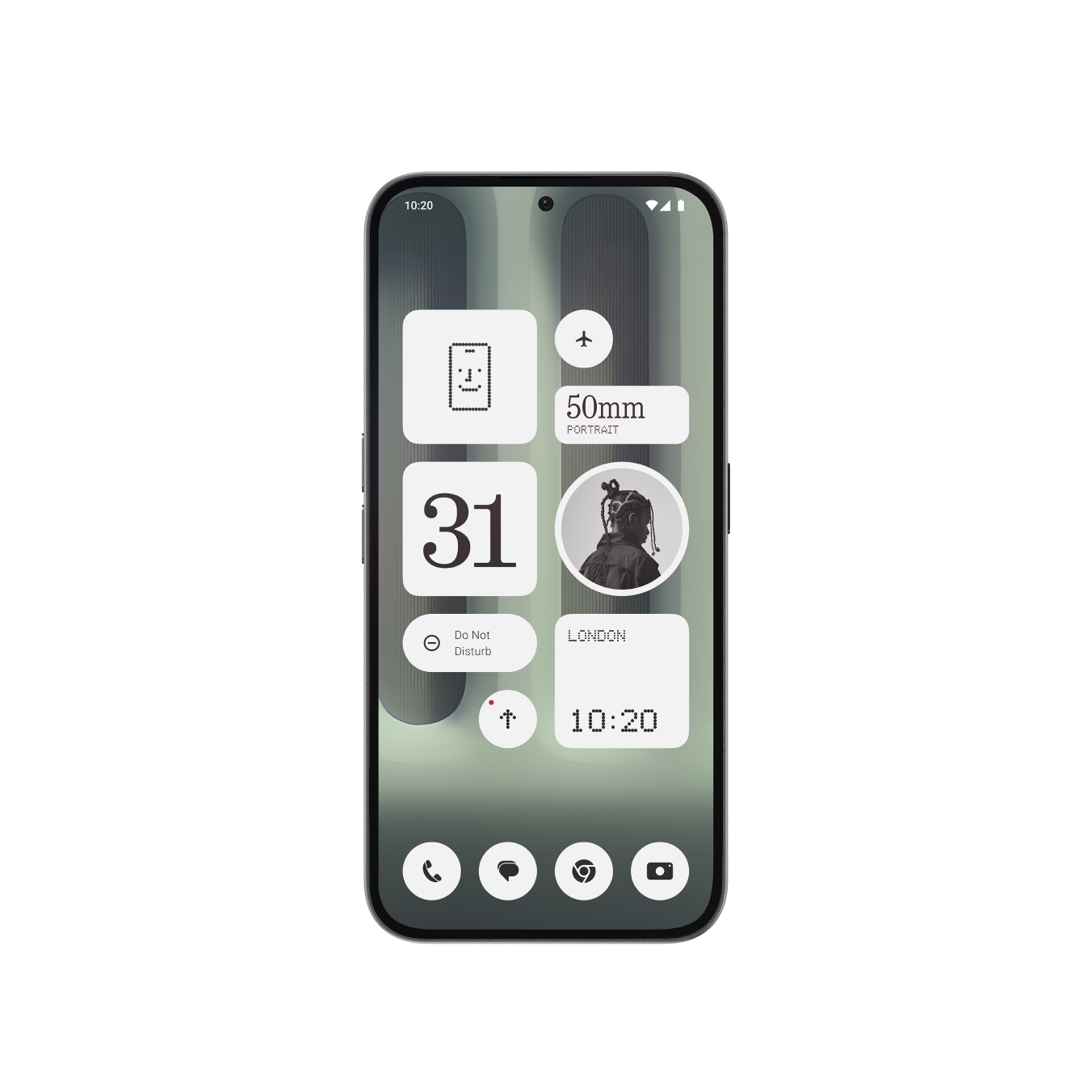 Nothing Phone (2a) Plus Grey — front view