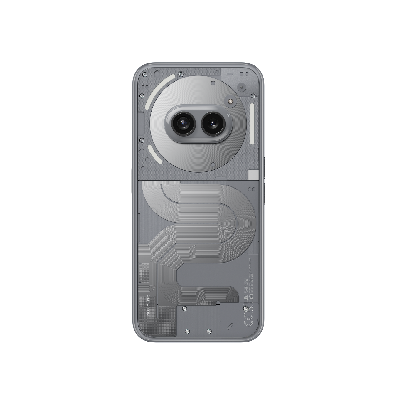 Nothing Phone (2a) Plus Grey — rear view