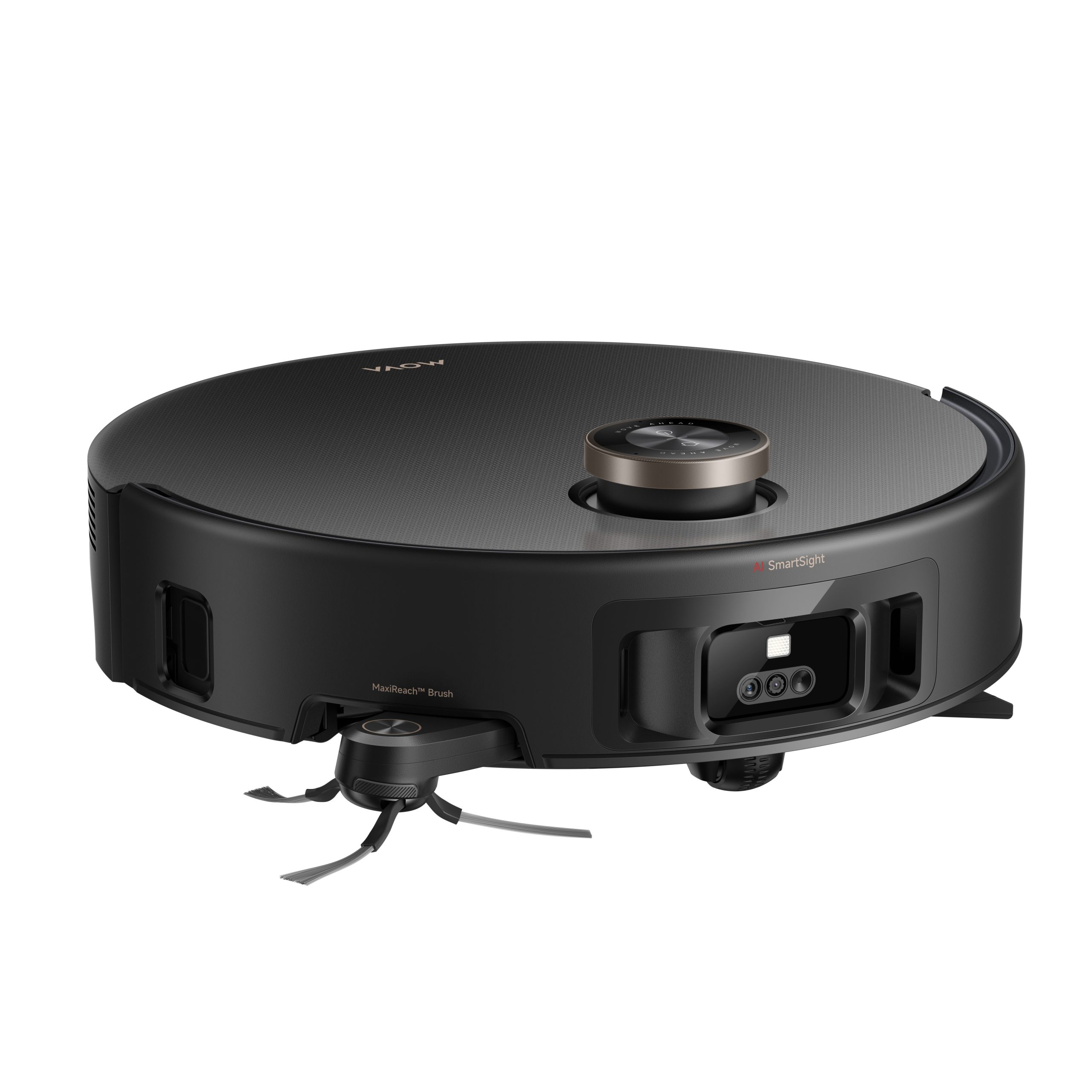 MOVA Z60 Ultra Roller Complete Robot Vacuum (Black) — robot front angle