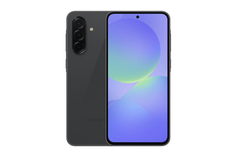 Samsung Galaxy A36 5G Awesome Black EU, front and rear view