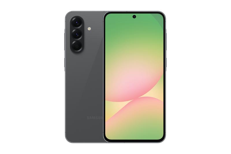 Samsung Galaxy A56 5G Awesome Graphite EU, front and rear view