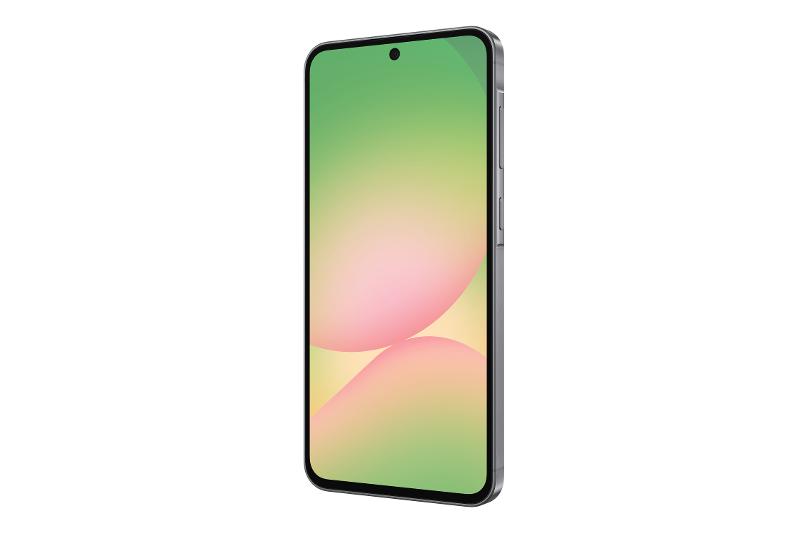 Samsung Galaxy A56 5G Awesome Graphite EU, front right three-quarter view