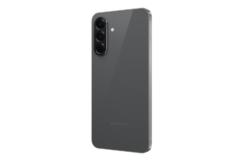Samsung Galaxy A56 5G Awesome Graphite EU, rear right three-quarter view