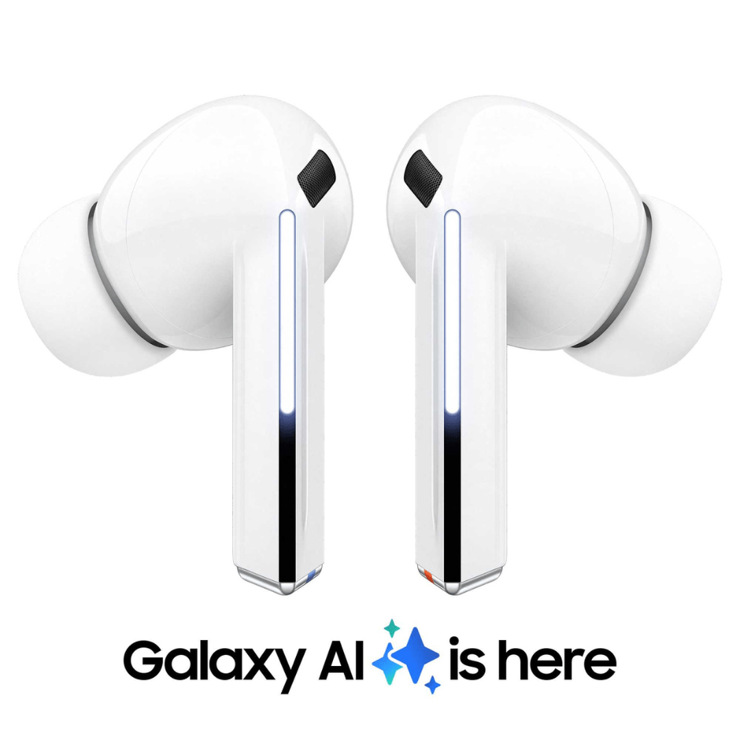 Samsung Galaxy Buds3 Pro White with Galaxy AI feature