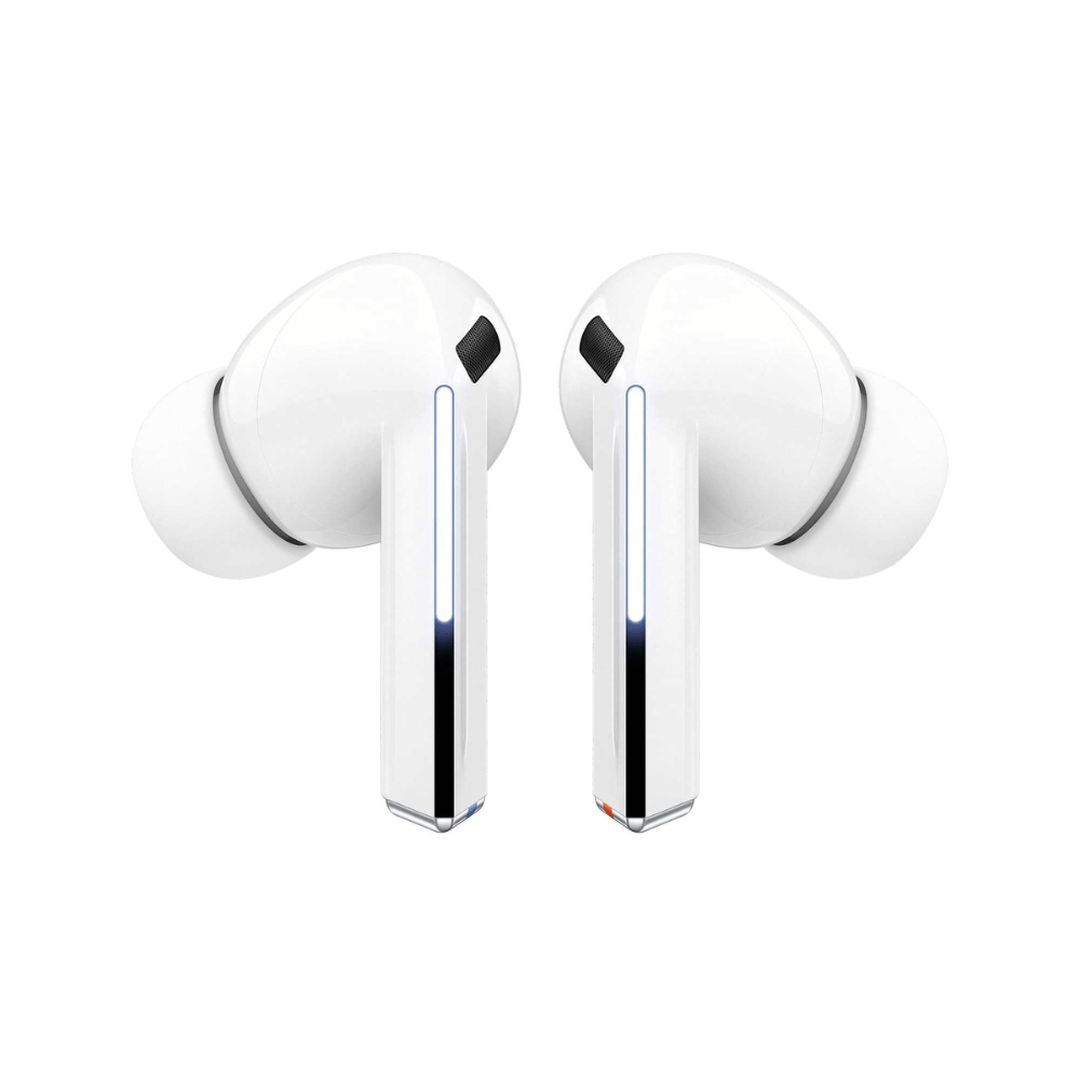 Samsung Galaxy Buds3 Pro White earbuds front view