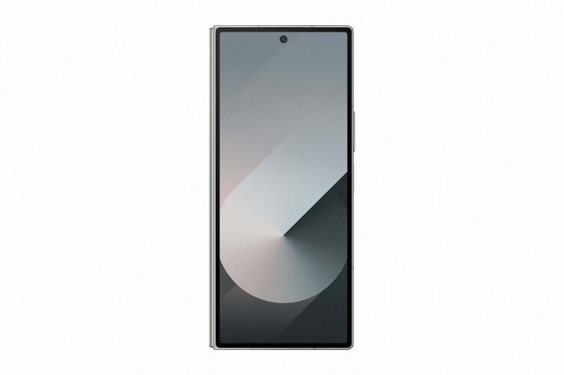 Samsung Galaxy Z Fold6 Silver Shadow EU, folded front cover display view