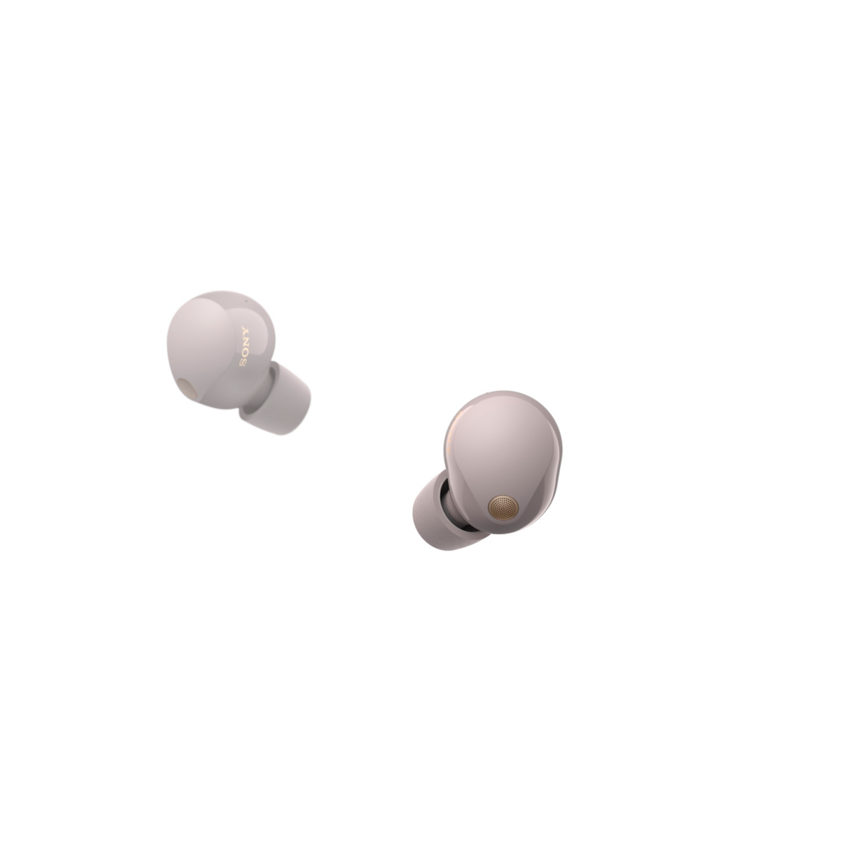 Sony WF-1000XM5 Black earbuds quarter rotation