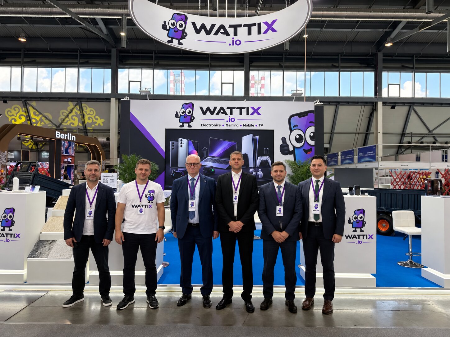 Wattix at electronics and technology exhibitions.