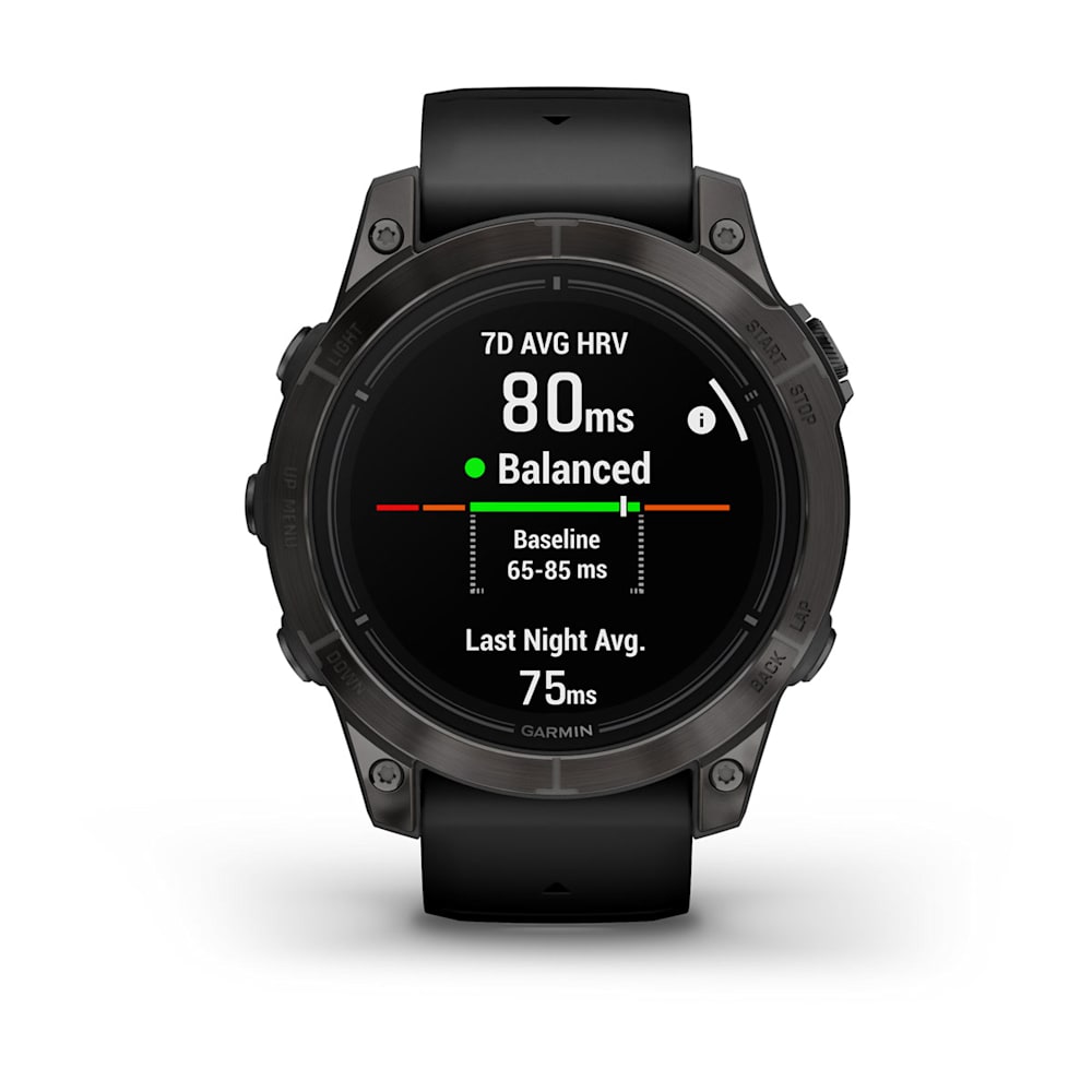 Garmin epix Pro Gen 2 Sapphire 47mm black carbon grey — Trail map screen