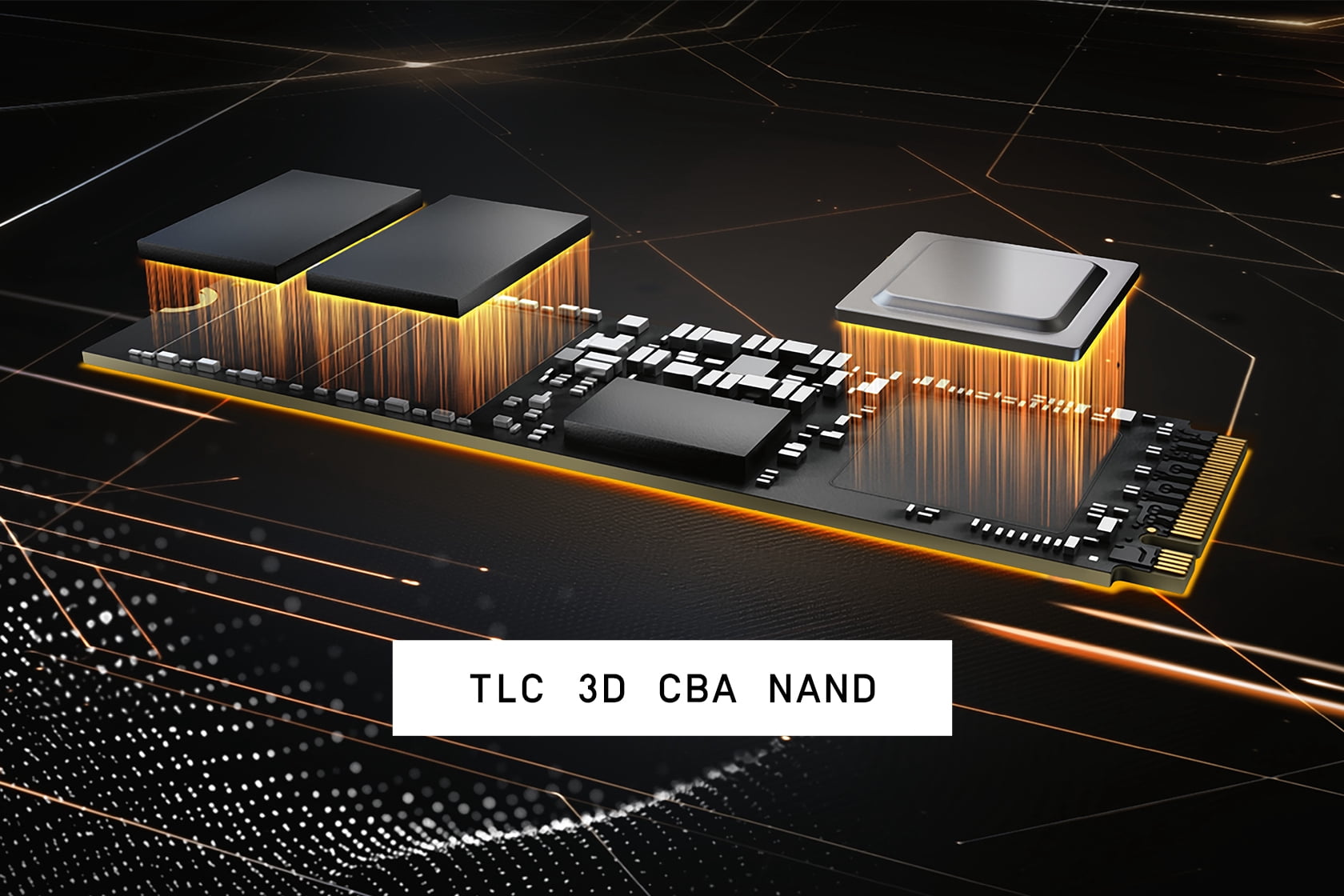 WD_BLACK SN8100 TLC 3D CBA NAND technology graphic
