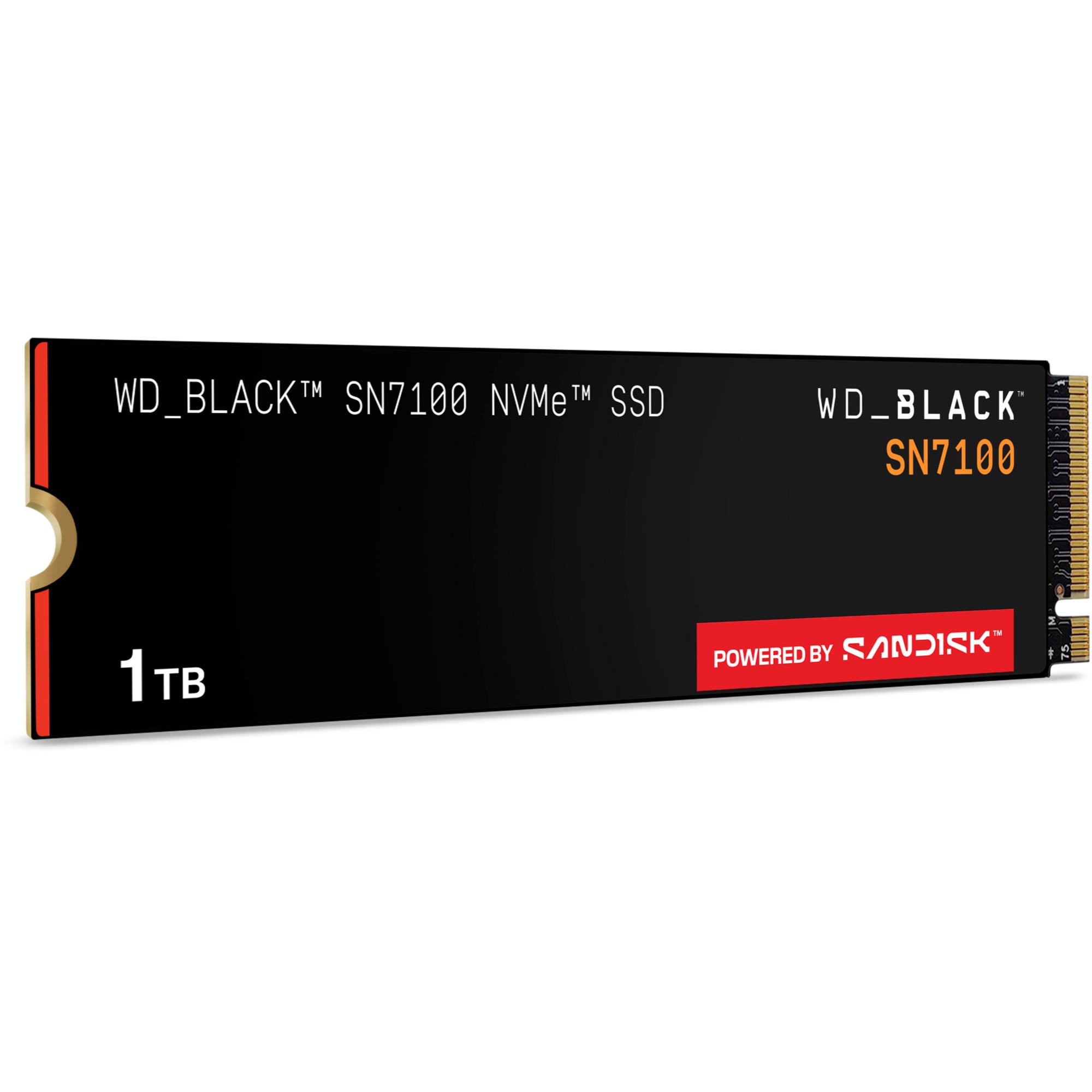 WD_BLACK SN7100 1TB SSD, left perspective