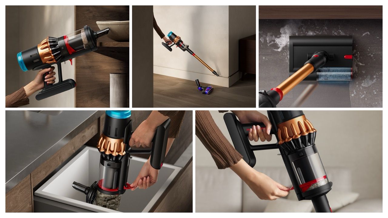 Dyson V16 Piston Animal (Black/Copper) — cleaning and bin emptying