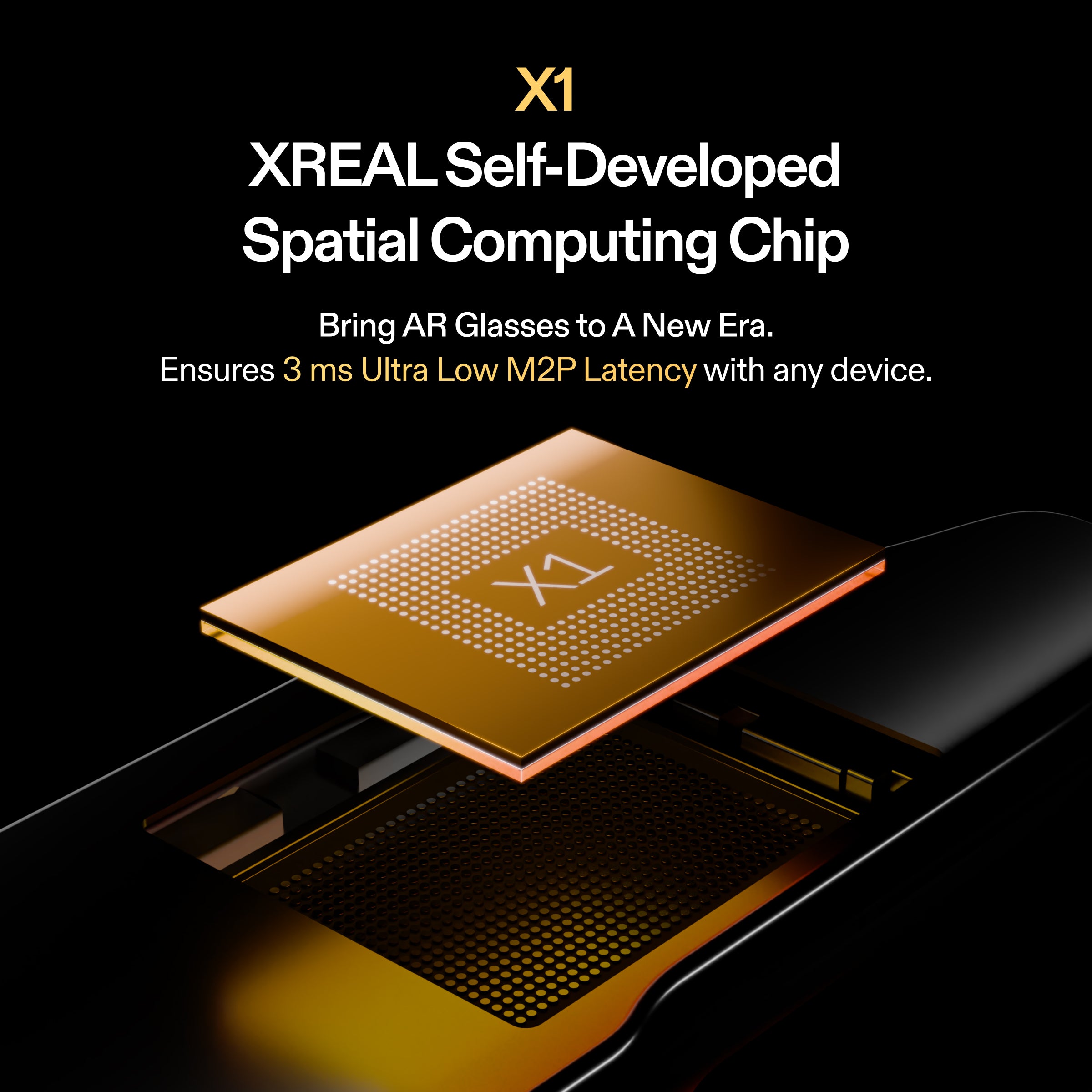 XREAL One AR Glasses — X1 processor illustration