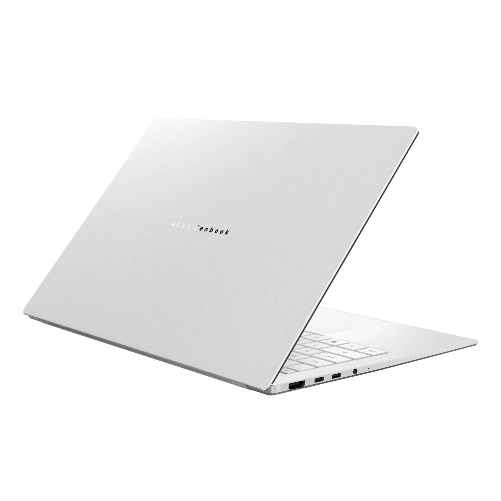 ASUS Zenbook S14 UX5406AA Scandinavian White, rear lid view