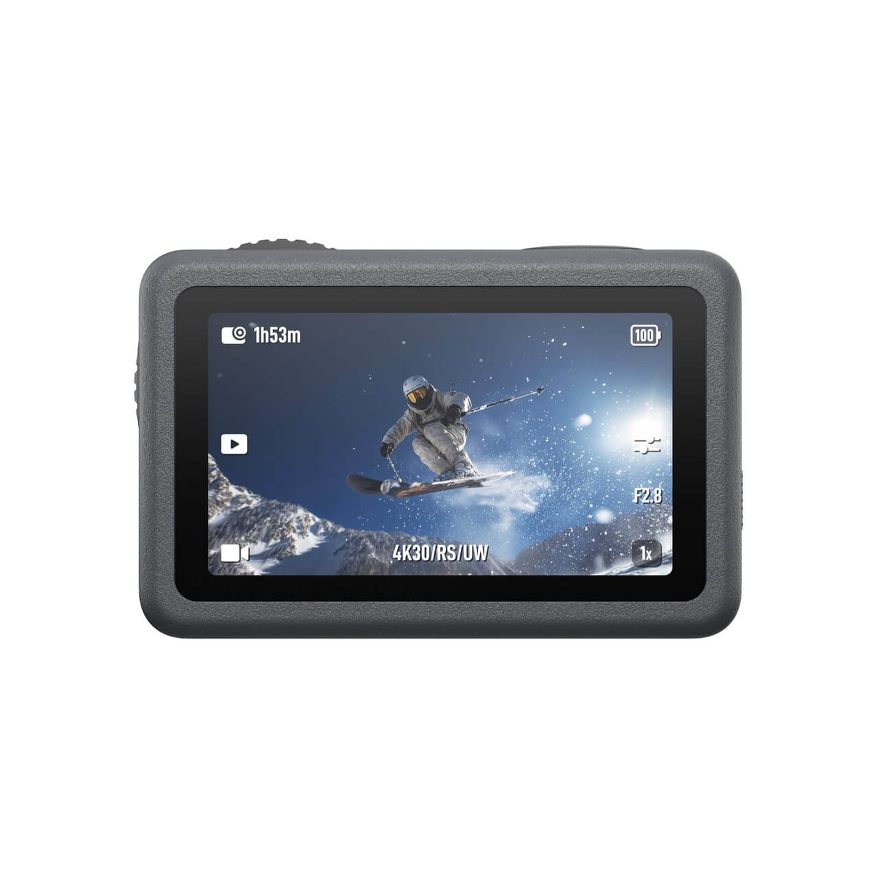 DJI Osmo Action 6 — Rear touchscreen view