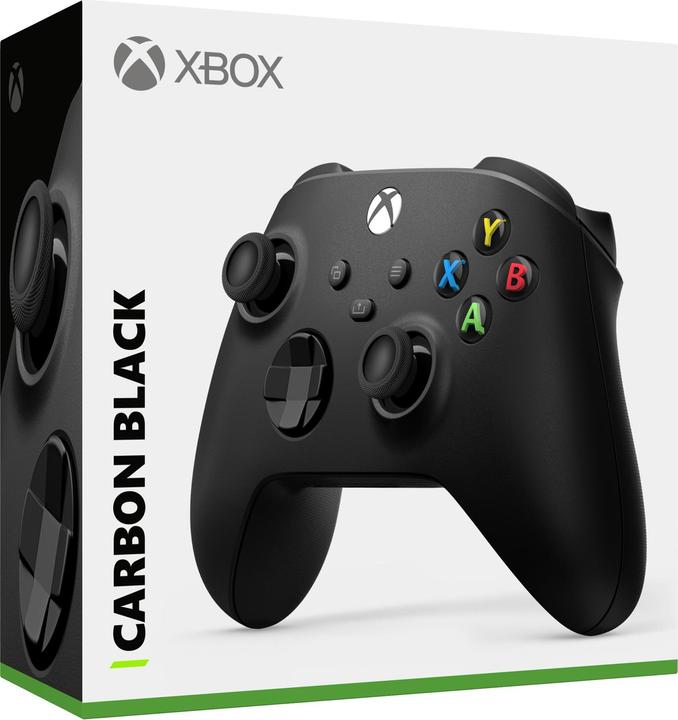 Xbox Wireless Controller Carbon Black retail package