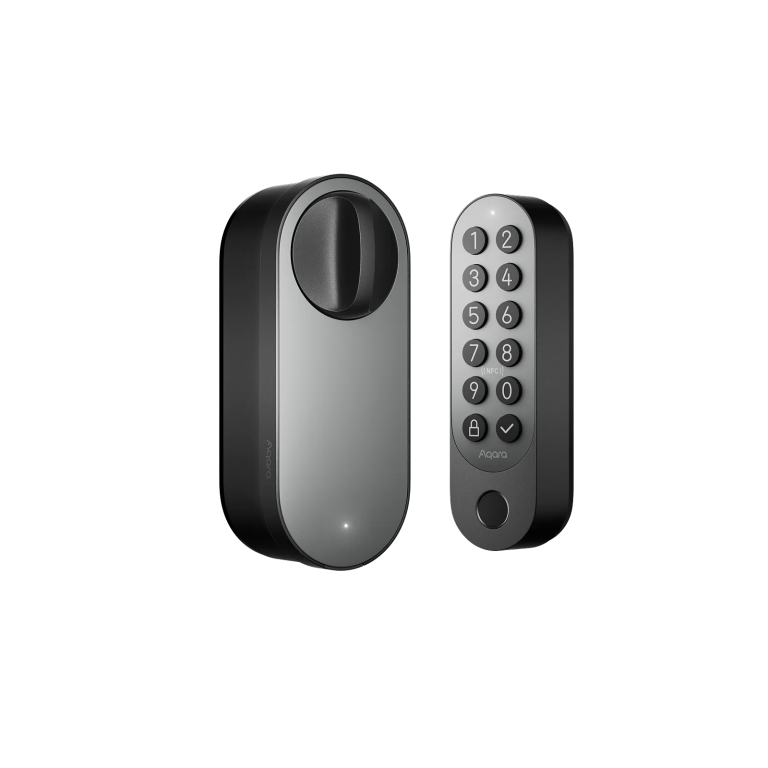 Aqara Smart Lock U200 (Black, with Keypad) — lock and keypad