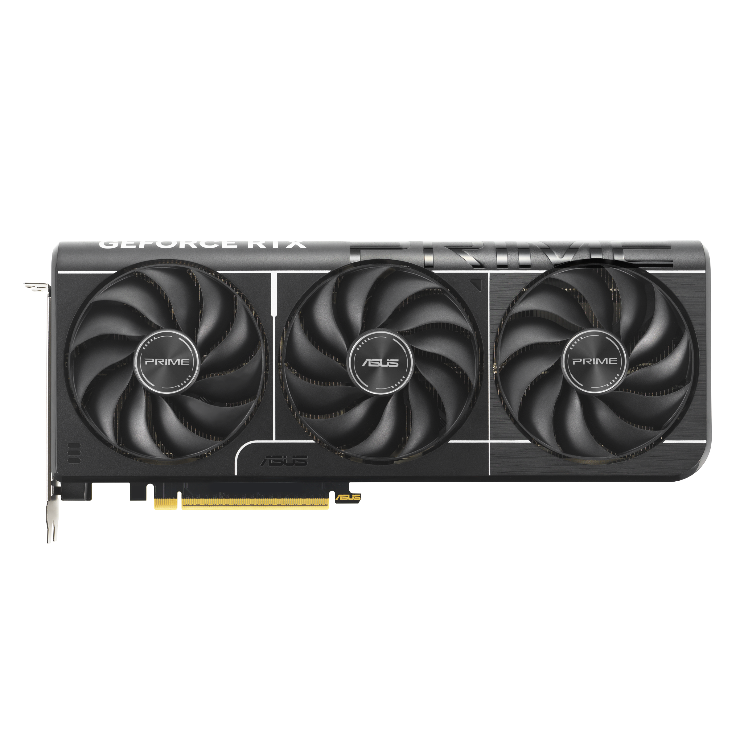 ASUS Prime GeForce RTX 5070 OC 12GB Black, front triple-fan view