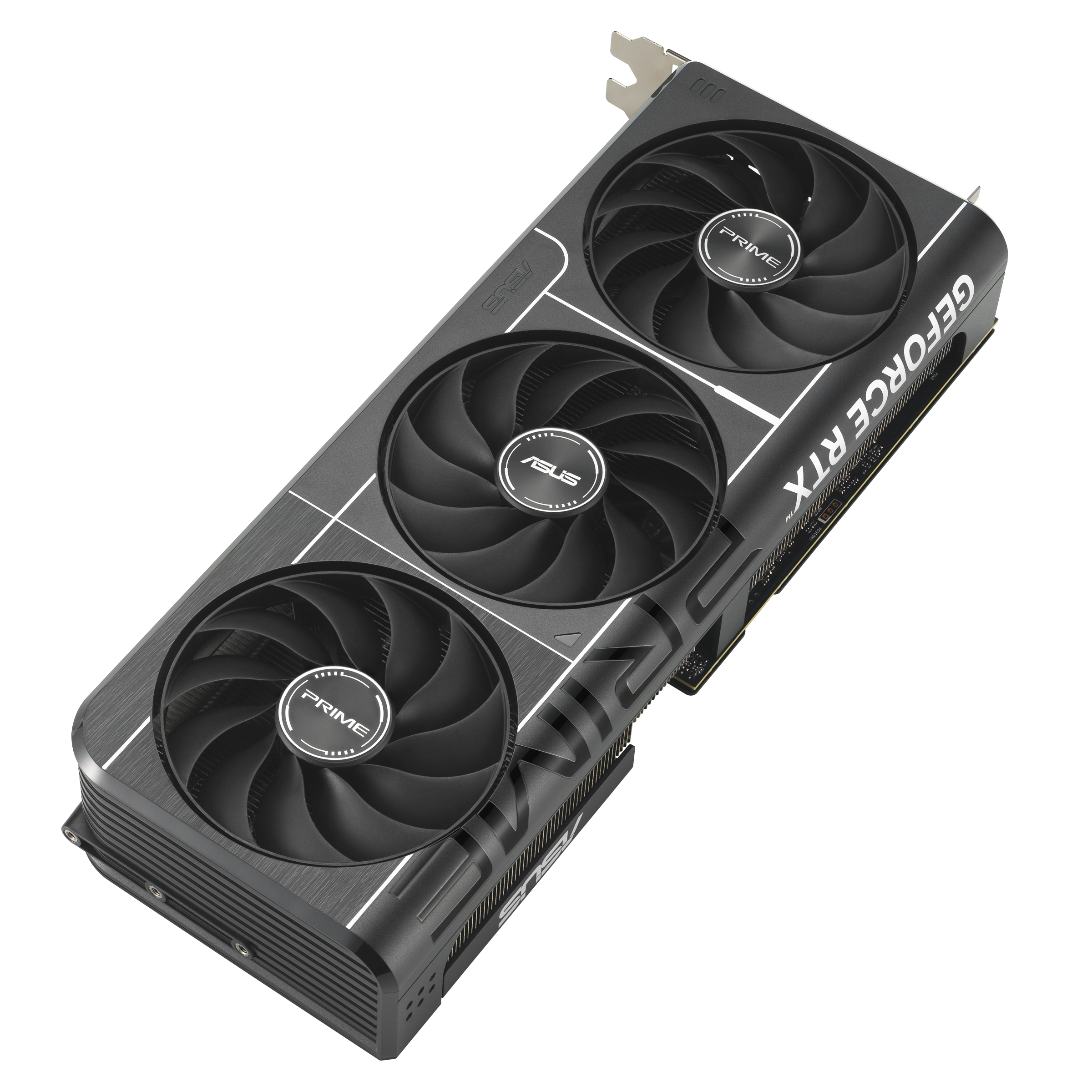 ASUS Prime GeForce RTX 5070 OC 12GB Black, upper front angle