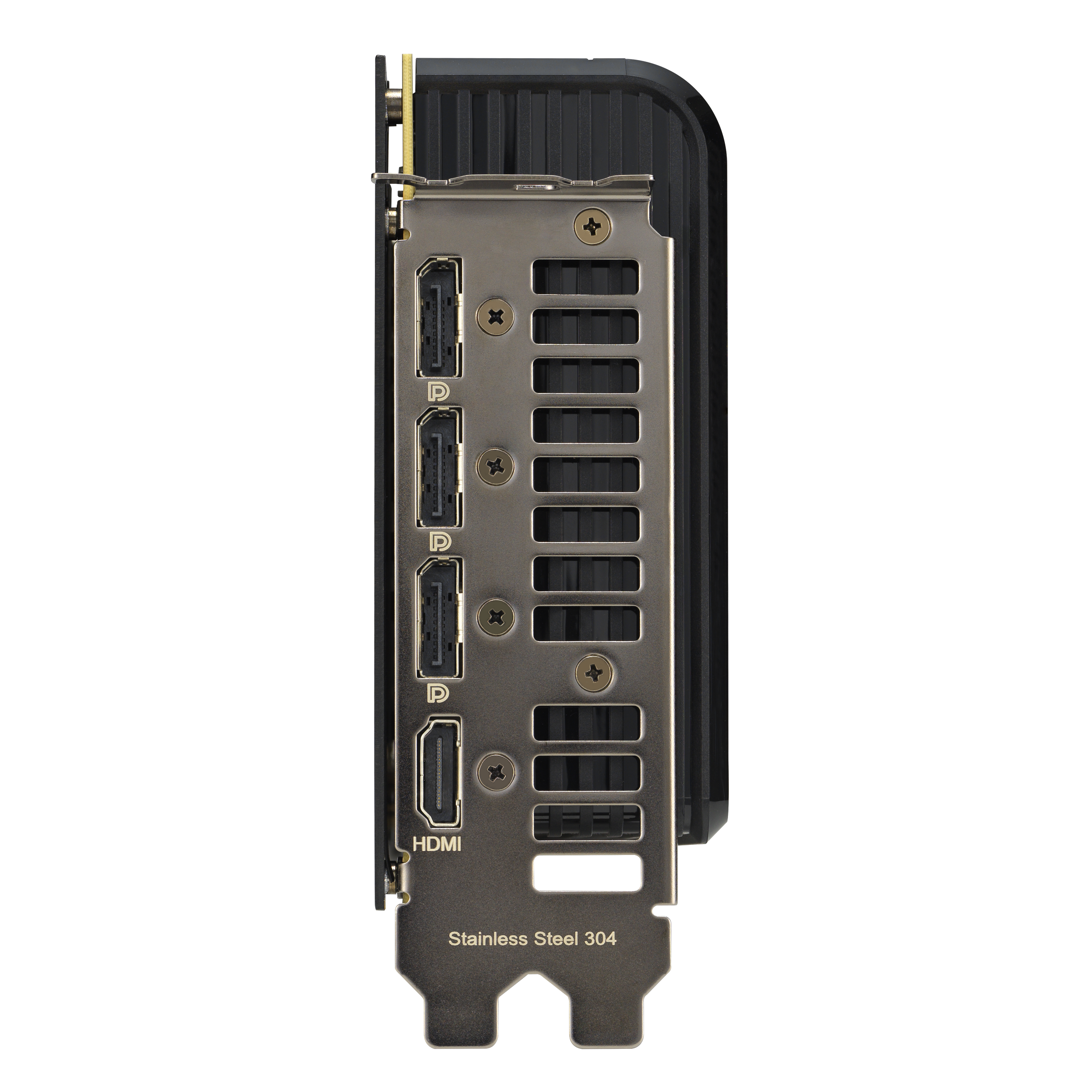 ASUS Prime GeForce RTX 5070 OC 12GB Black, rear display connectors