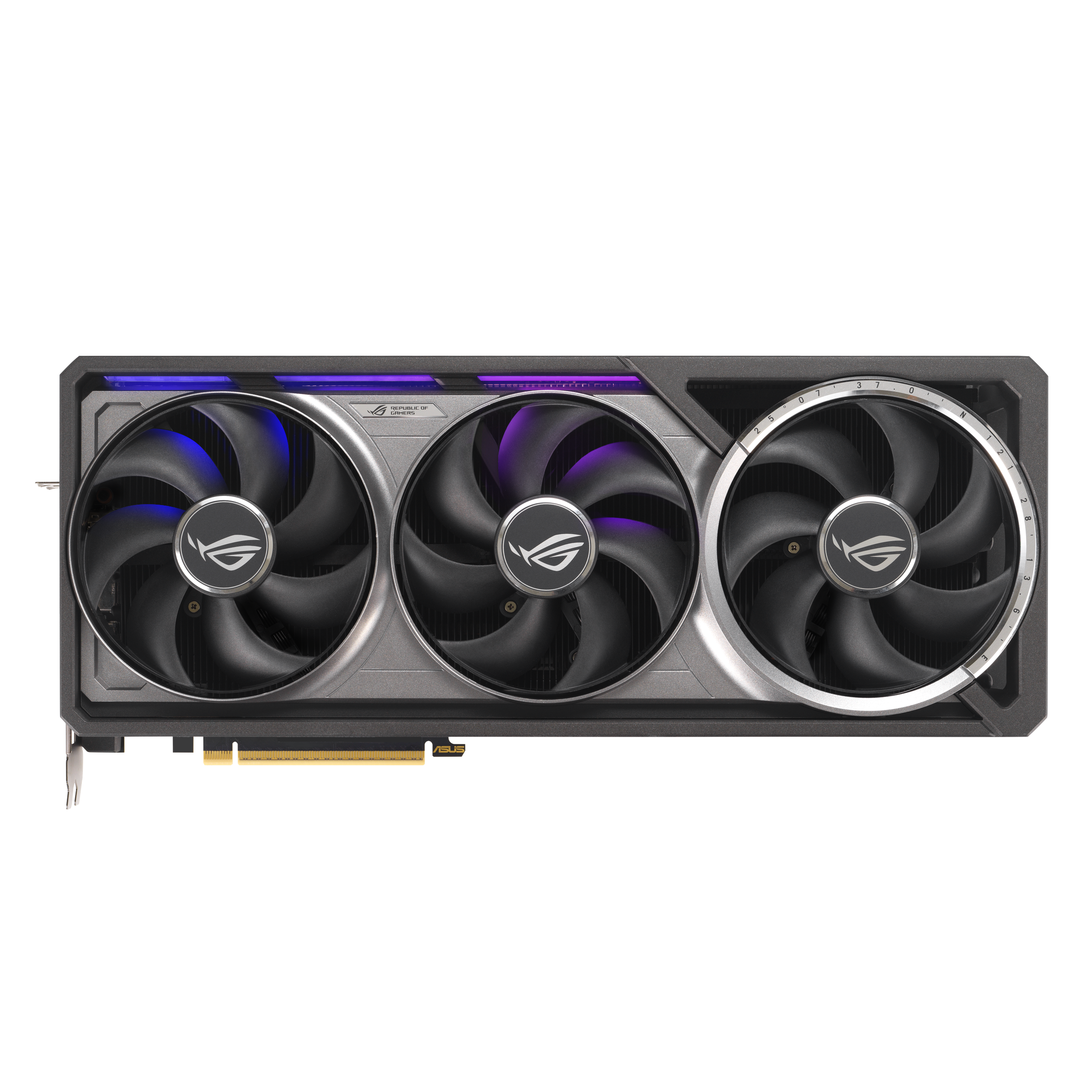 ASUS ROG Astral RTX 5090 OC 32GB Black / Grey, front triple-fan view
