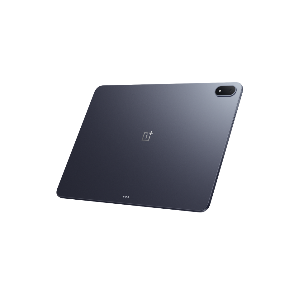 OnePlus Pad 3 12GB/256GB Wi-Fi Tablet (Storm Blue) — Angled rear view