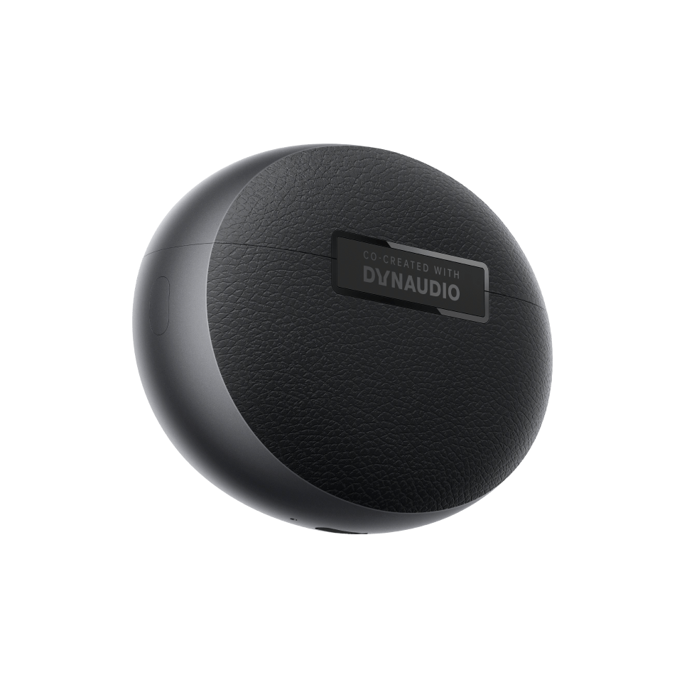 OnePlus Buds Pro 3 Wireless ANC Earbuds (Midnight Opus) — Closed case underside view