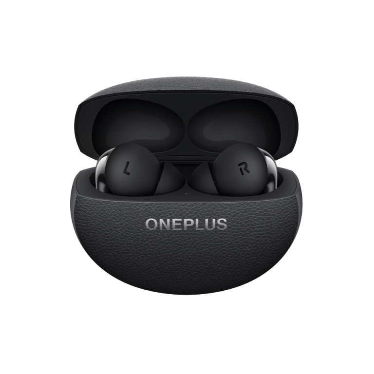 OnePlus Buds Pro 3 Wireless ANC Earbuds (Midnight Opus) — Open case and earbuds