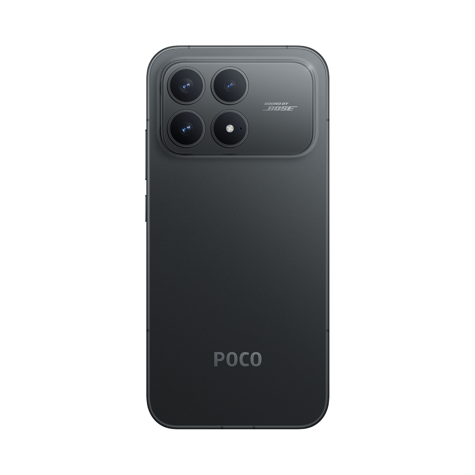 POCO F8 Pro Black — Straight rear view