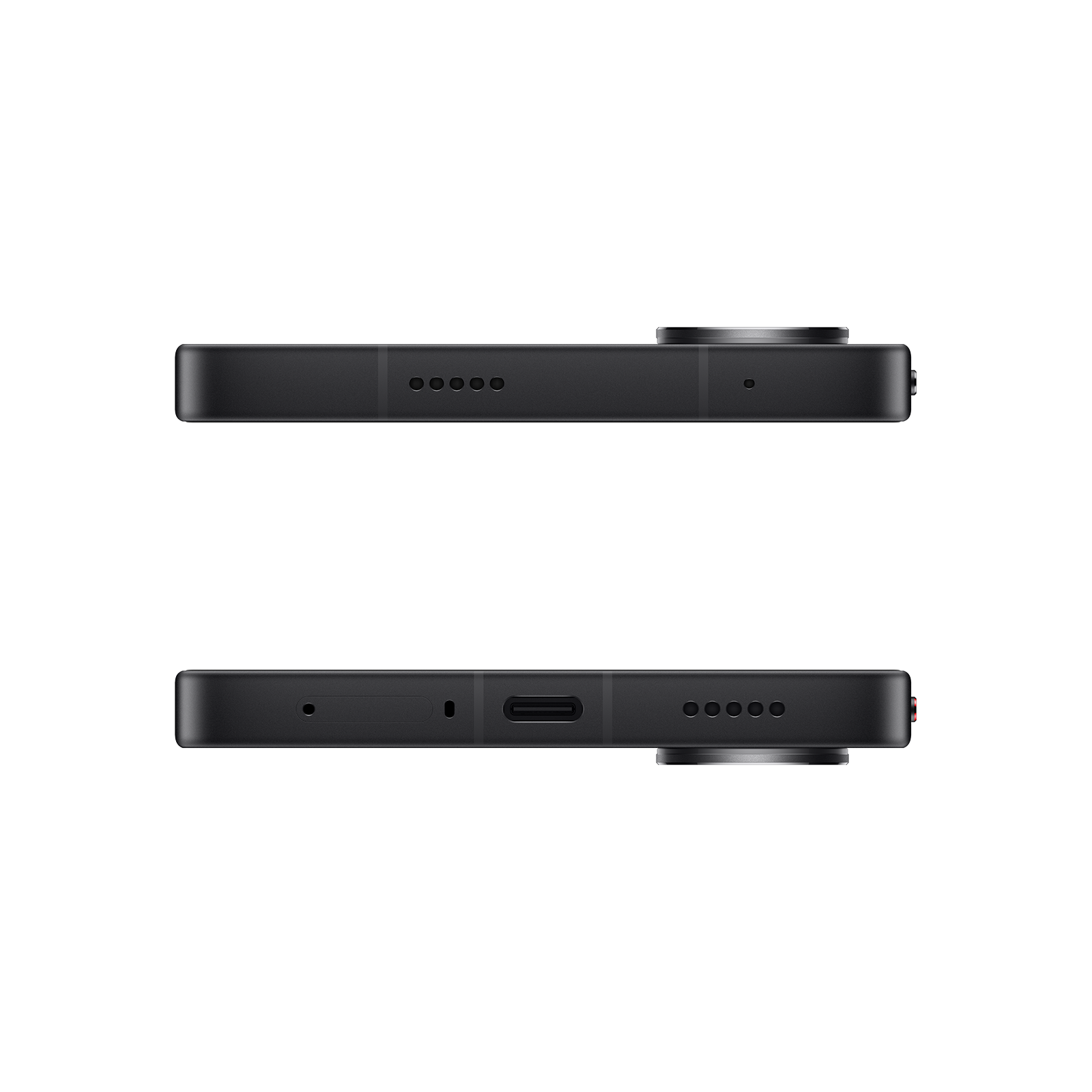 POCO X8 Pro Max Black — Top and bottom edges with ports