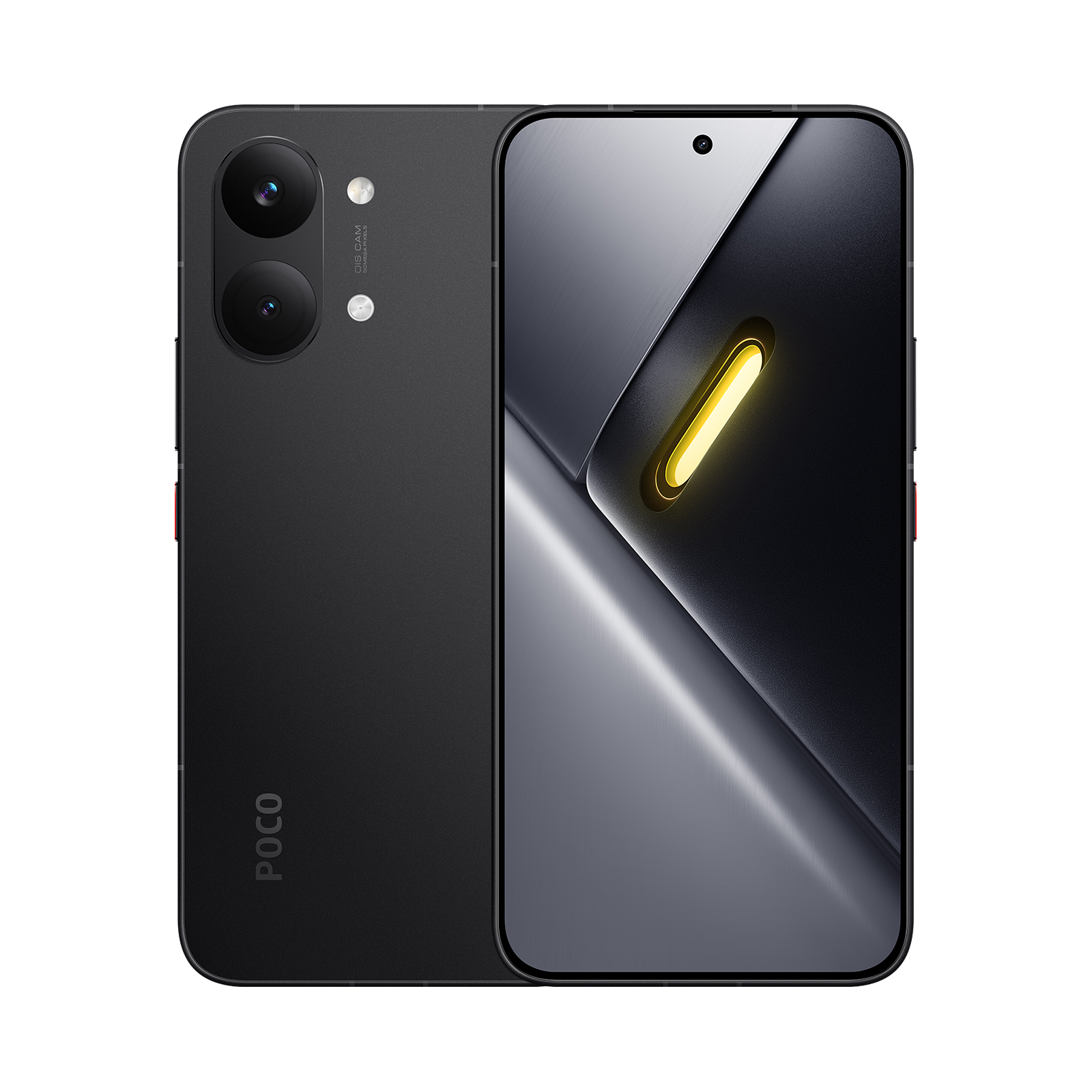POCO X8 Pro Max Black — Front and rear view