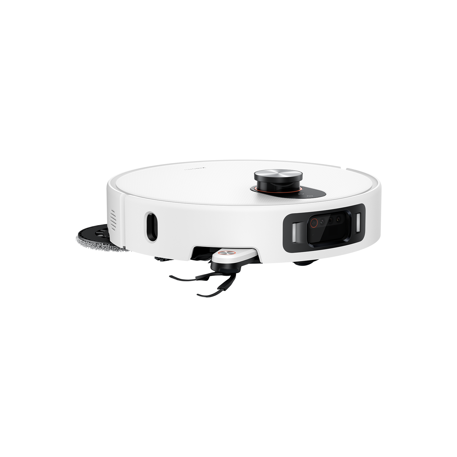 Xiaomi Robot Vacuum 5 Pro (White, EU) — Low front three-quarter view