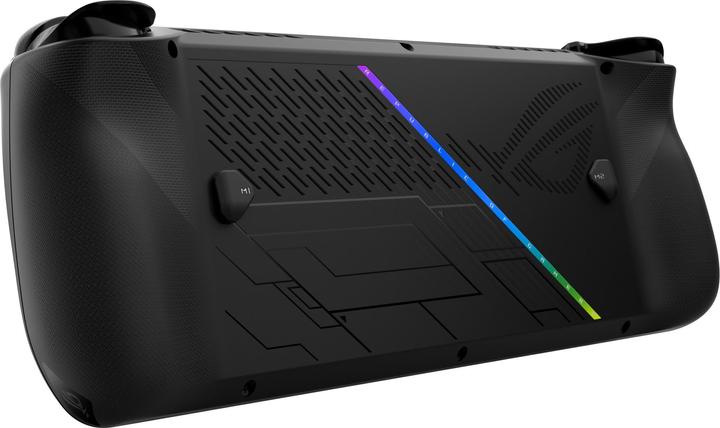 ASUS ROG Ally X 2024 Black rear angled view from the right