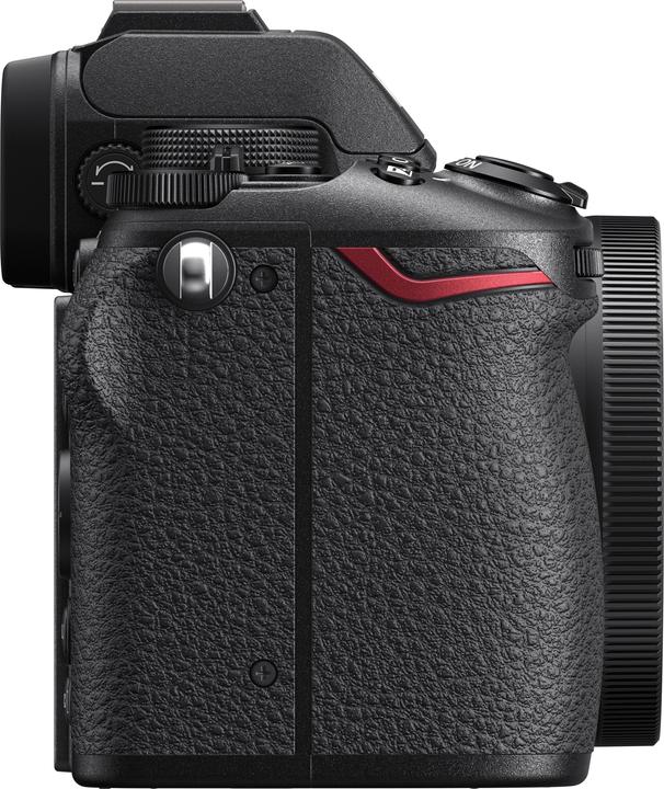 Nikon Z50II Mirrorless Camera (Black, Body Only) — Grip and body detail