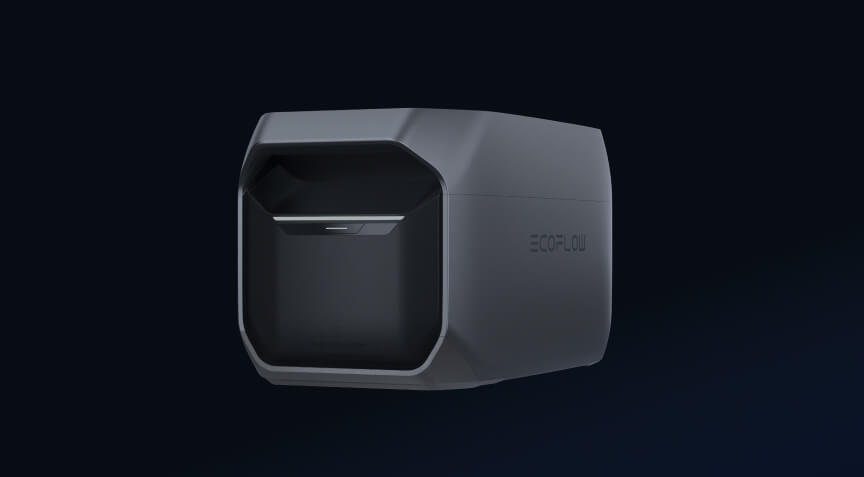 EcoFlow DELTA 3 EU — rear and side product view