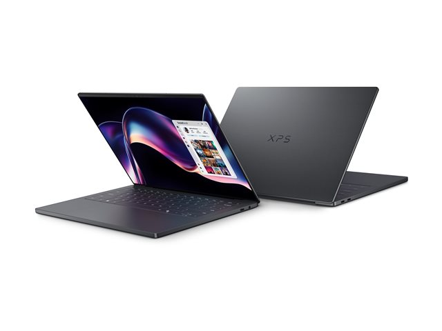 Dell XPS 14 DA14260 Magnetite front and rear product views