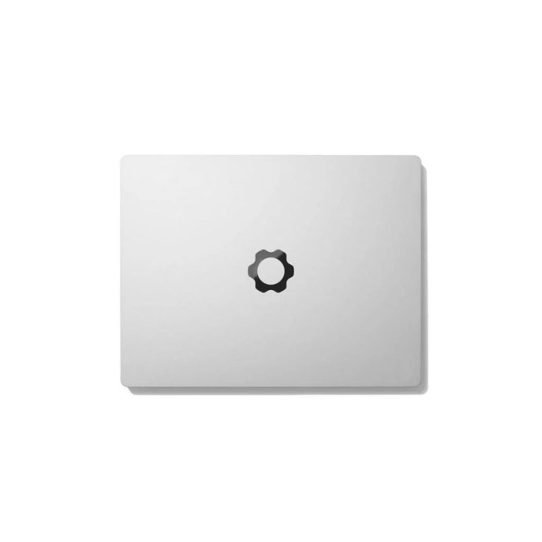 Framework Laptop 13 AMD Ryzen AI 300 in silver, top view