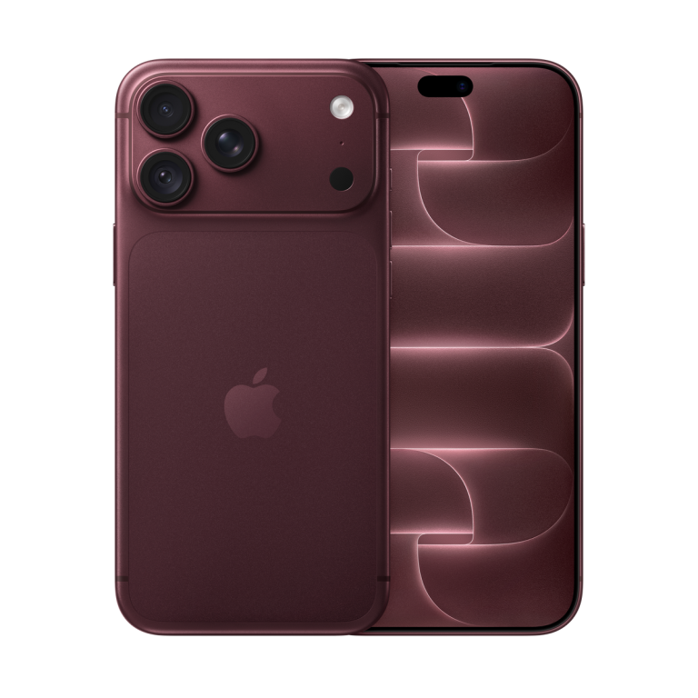 Apple iPhone 18 Pro Max Burgundy, целиком спереди и сзади
