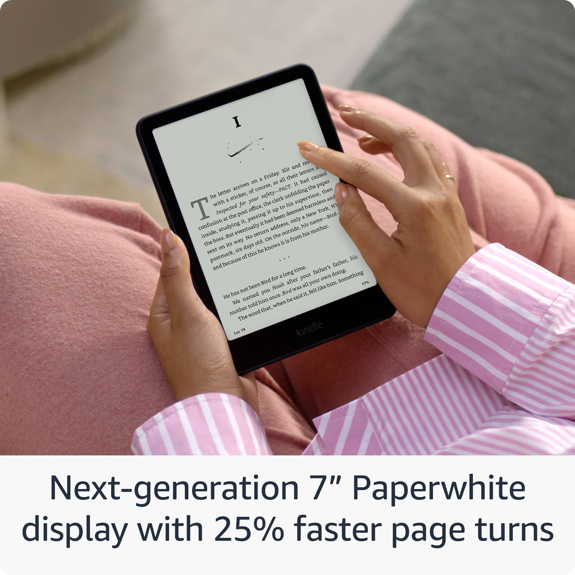 Amazon Kindle Paperwhite 16GB 12th Gen 2024 Black – product view 3